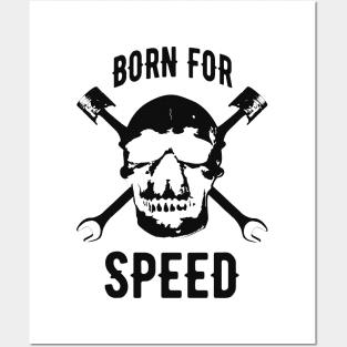 Motorcycle Speed Motorcyclist Gift Posters and Art